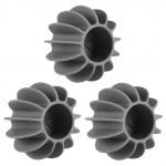 Silikoon Magic Pesupallid Kerimisvastased Pesumasina Pallid Korduvkasutatav juuksep&uuml;&uuml;dja ​​Riided Puhastusvahendid Pehmed pesupallid 3pcs valge