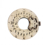 Puidust meloodiat&ouml;&ouml;riist, ringikujuline puidust ratas ja muusikaline &otilde;ppevahend, laulukirjutamise ja muusika uurimise t&ouml;&ouml;riist kitarrile, ukulelele, klaverile, bassile One Size