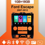 Autoraadio Android Auto Carplay Ford Escape 2007-2012 jaoks Multimeediapleier Peaseade Stereo GPS-navigatsioon BT WIFI 1+16GB 1+16GB