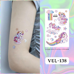 Lastele m&otilde;eldud ajutised eemaldatavad koomiksidinosauruse kosmose &uuml;kssarviku kleebised