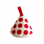 Soojusisolatsioonikindad Libisemiskindlad K&ouml;&ouml;git&ouml;&ouml;riist Vastupidav kolmnurkne poti k&auml;epideme kork K&otilde;rget temperatuuri taluvad puuvillased ahjukindad rippuvate r&otilde;ngastega punane