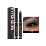 LANGMANNI 1Pc Waterproof Eyeshadow Stick Long Lasting High Pigmented Shimmer And Matte Neutral Brown Eye Shadow Pencil 14