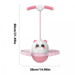 Armas libisemisvastane h&uuml;ppav m&auml;nguasi lastele Pogo Stick koos lihtsa k&auml;epidemega Fitness Treening Lasteaia h&uuml;ppav pall tasakaalu hoidmiseks