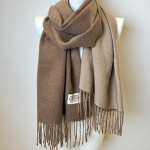 Kahepoolne kahev&auml;rviline sall Lihtne Basic imitatsioon ka&scaron;miirist tuttisall S&uuml;gistalvine Unisex k&uuml;lmakindel kaelakaitsesall