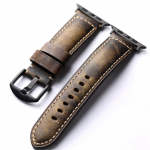 Klassikaline k&auml;sitsi valmistatud Itaalia ehtsast nahast rihm iwatch Apple Watchi ehtsast nahast rihm, vintage stiilis 49MM 45MM 44MM S9 Ultra2 49mm
