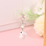Armas Rabbit ripatstelefoni kaelapael Bowknot Bunny mobiiltelefoni kett t&uuml;drukutele Kawaii mobiiltelefoni rihmaga v&otilde;tmehoidja tarvikud