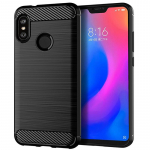 P&otilde;rutuskindel telefoni kate Xiaomi A2 Lite Mi A2 lite MiA2 Lite pehme s&uuml;sinikkiust &uuml;mbris jaoks Redmi 6 pro Redmi6 pro silikoon&uuml;mbrisele Mi A2 Lite must