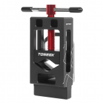 L&otilde;iketoru kinniti Jalgratta torude l&otilde;ikur roostevabast terasest ja alumiiniumist korpuse torul&otilde;ikur &uuml;mmarguse jaoks punane