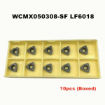 10 tk WCMX050208-SF U-puuri tera CNC karbiidist sisestus WCMX U-puuri jaoks Roostevaba