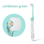 P&ouml;&ouml;rleval hambaharjal NEBLON 360 on uus harjapea disain, mis puhastab hammaste k&otilde;ik k&uuml;ljed, kaitseb igemeid ja hoiab suu puhtana. kariibi roheline v&auml;rv