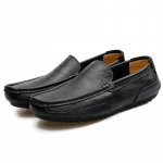Meeste mokassiinid Vabaaja kingad Suvi Ehtne nahk Meeste loafers mokassiinid L&auml;bil&otilde;ikega Hingavad Slip-on S&otilde;idukingad Suur suurus 37