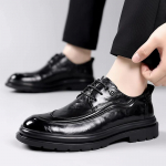 Mood Meeste nahast kingad n&ouml;&ouml;riga Kaubam&auml;rk Kontorijalatsid Meeste Korterid Nahast grom pulmapidu Loafers Mugavad &auml;rijalatsid Zapatos 38 must