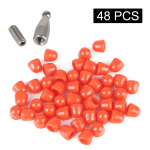 &Uuml;lemine t&ouml;&ouml;riist Auto m&otilde;lkide parandamise t&ouml;&ouml;riist &Uuml;he pistikuga &Uuml;ks kruvi M8 Auto tarvikud T&ouml;&ouml;riistade komplekt Konks Haamri vahetuspea 48tk M&otilde;lkide parandamine 48pcs punane