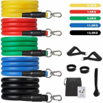 Takistuskummid - ELASTIBAND - Fitnessikomplekt - Kaasas tarvikud - Unisex - Algaja