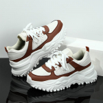 Suurused 35-45 NAISTE moodsad paksud vabaaja tossud hingavad mugavad kiilud platvormiga igap&auml;evased trenaž&ouml;&ouml;rid k&otilde;ndimiskingad 35