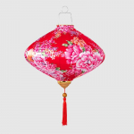 12/14-tolli veekindlad v&auml;lisvalgustid Piony Retro Vietnami laternad Hiina stiilis satiinsilk Palee latern Kodu r&otilde;du jaoks 12INCH