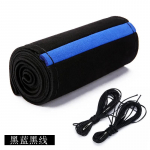 Karusnahast roolikate autole universaalne 38cm punutud auto rooli kaitsekate Nahast libisemisvastased siseosad