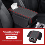 Auto k&auml;etoe kate, nahk koos kudede hoiustamisvahendiga, m&auml;luvahuga k&otilde;rguspadi, universaalne auto keskosa k&auml;etoe kaitsepadja tugi