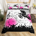 Motocross voodipesu komplekt Mootorrataste v&otilde;idus&otilde;itjate katte kate Extreme Sport Tekikate Mustjalgratta mootors&otilde;idukid Jalgratta tekikate EU Single(135x200cm)