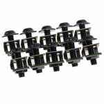 10 tk 6 mm Mootorratta Kere Voolundikinnitused Spire Kiir kinnitusklipid Kruvi Vedruga Poldid Mutrid FOR CBR 600 F2 F3 F4 F4i CBR900RR must