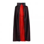 Halloweeni neem Must punane seisev kael Grim Reaperi kost&uuml;&uuml;mipidu n&otilde;ia vampiiri mantli neem 120cm must