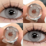 EYESHARE 1 Pair New Colored Contact Lenses For Eyes Natural High Quality Green Gray Pupils Yearly