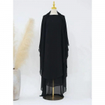 Ramadan Khimar Abaya Saudi Araabia T&uuml;rgi Islam moslem Hijab Kleit Palver&otilde;ivad Abayad Naistele Kebaya R&uuml;&uuml; Femme Musulmane One Size valge