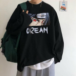 Tr&uuml;kitud s&uuml;gistalvine kampsun meeste kevad ja s&uuml;gis 2024 Korea uus &uuml;mmargune kaelus, vaba topp &scaron;ikk Hongkongi stiilis trendikas M valge