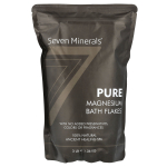 Seven Minerals, Pure Magnesium Bath Flake, 3 lb (1.36 kg) gray