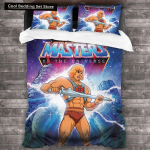 He-Man ja Universumi meistrid K&otilde;ik hooajad Kahekohaline Voodipesukomplekt 3-osaline Tekikate Komplekt Voodi colcha casal Voodilina EU single(135x200cm)