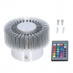 LED laevalgusti 360 kraadi helendav 24 klahviga juht LED lambi helmed 3 W p&auml;ikesekujuline seinalamp