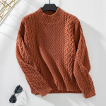 S&uuml;gistalvine vintage avara pikkade varrukatega &uuml;laosa &uuml;hev&auml;rviline pullover trikotaaž, kraega kampsun M punane
