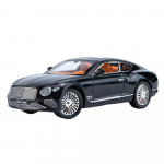 1/24 Bentley Continental GT Mudelauto Sulamist Valatud M&auml;nguauto Kogutav T&otilde;mmatav M&auml;nguautod Heli ja Valgusega must