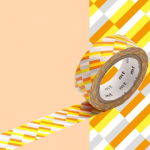 Masking Tape MT mosa&iuml;que argent et orange
