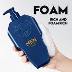 MEN SHOWER GEL GLAMOUR Men's Shower Gel Dense Foam Cleansing Body Shower Gel liquid 500ml One Size