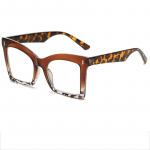 Naiste suure raamiga fotokroomsed prillid Luksuslikud retro arvutiprillid V&auml;rvi blokeerivad Butterfly Anti Blue Light Prillid flat light