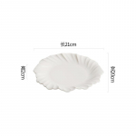 Lumivalge Lille&auml;&auml;rega Taldrik Restoran Madal Taldrik Praetaldrik Suupistetaldrikud Salatitallrikud Hotell Loominguline Molekulaarne Lauan&otilde;u