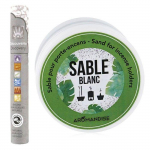 Sable blanc pour porte-encens + 14 b&acirc;tonnets d'encens ayurv&eacute;dique valge