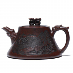 310 ml Yixing tipptasemel lilla savi teekannud K&auml;sitsi valmistatud rauast punase draakoni vereliiva teekann Teen&otilde;u veekeetja Hiina Zisha teekomplekt Kingitused