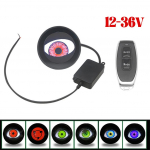 12-36 V 3-tollised auto d&uuml;naamilised kuradisilmatuled deemonpunasilmsuse esitulede komplekt Automaatsed moderniseerimistarvikud 1PC