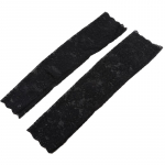 Naiste suvine pitsiline p&auml;ikesekaitsekreem k&auml;evarrukas, hingav v&otilde;rgust pitsvarrukad, pikad s&otilde;rmedeta s&otilde;idukindad One Size must