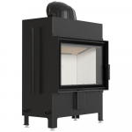 Steel fireplace KRATKI LUCY 14 kW &Oslash; 200 self closing door must