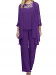Naiste &scaron;ifoonist p&uuml;kskost&uuml;&uuml;mid, 3-osalised pruudiema pulmar&otilde;ivad, &otilde;htukleidid, &uuml;likond S lilla