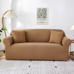 &Uuml;hev&auml;rviline kootud polaarfliisist diivanikate - T&auml;ielikult kattev padjakate 3-seater (190-230cm)