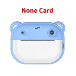 Laste Polaroid saab teha fotosid ja printida mini digikaameraid, laste printivad v&auml;ikeseid peegelkaameraid None Card sinine