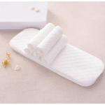 10 t&uuml;kki kolmekihilisi &ouml;ko-puuvillast m&auml;hkmeid beebidele Puuvillased m&auml;hkmed Korduvkasutatavad Imavad ja Hingavad 32*12cm valge