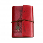 Classic kraft Paper Strap Notebook Portable Creative Butterfly Diary Book Gift sinine
