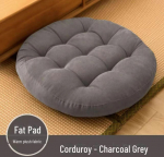 Ergonoomiline tatami toolipadi kontorisse ja elutuppa Large Round: 55cm, Thick 10-12cm