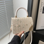 Vabaaja &otilde;lgedest kootud kotid daamidele suvine rannakangas v&auml;ike v&auml;rske pakk uued naiste reisikotid k&auml;ekotid &otilde;lakott 20x7.5x13.5cm khaki