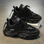 Meeste Valged Tossud Sport Vabaaeg Paeladega Meeste Kingad Kerged Vulkaniseeritud Kingad K&otilde;ndimiseks Zapatillas Hombre Mehelik 39 must